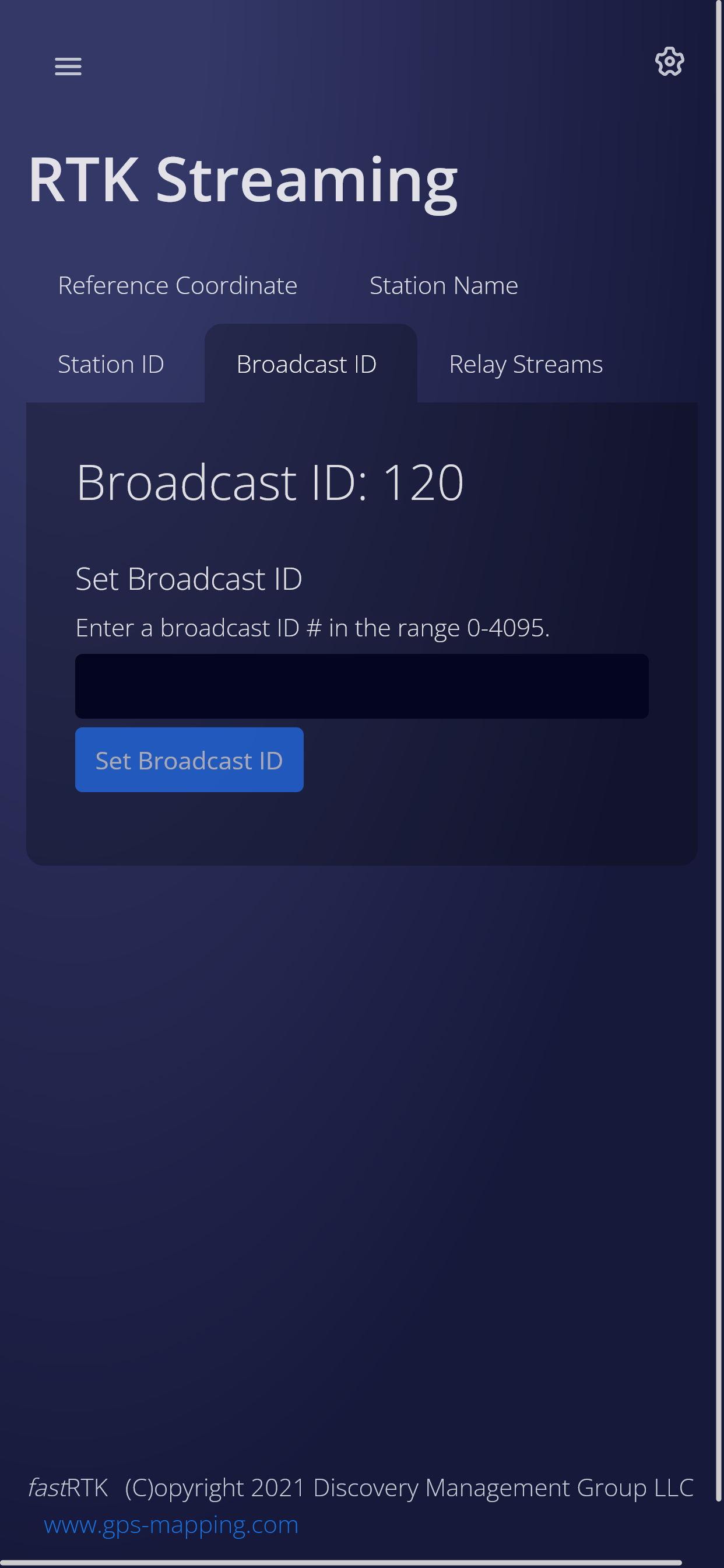 Broadcast ID on mobile